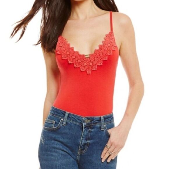 Free People Intimately Gia Lace-Trim Bodysuit in the Size XS - Picture 2 of 7